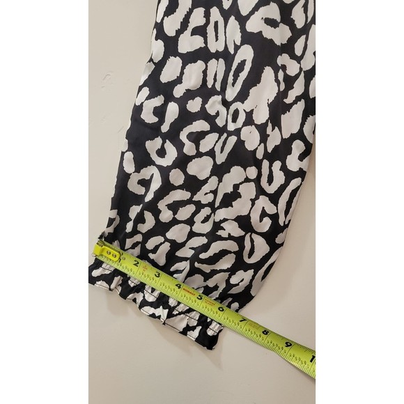 INC Int'l Concepts Silk Snake Skin Print Black White Long Sleeve Blouse Sz.18W - Picture 6 of 9